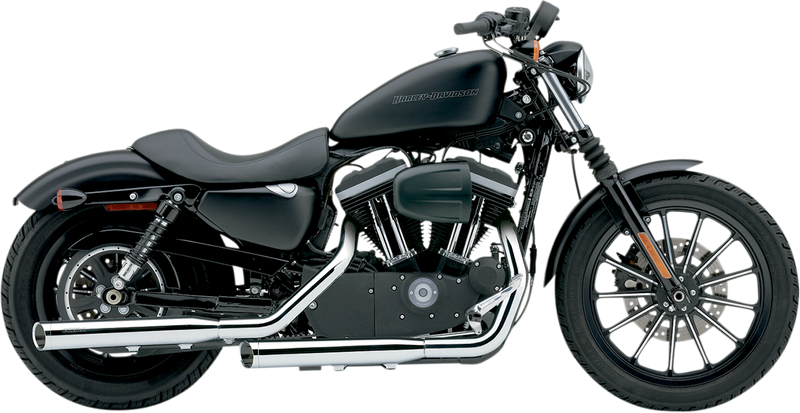 COBRA Slashcut Mufflers - Chrome - '04-'13 XL 6030 - PartsOutlet.com.au