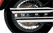 COBRA Chrome Slashcut Mufflers - '00-'06 Softail - 6004 - PartsOutlet.com.au