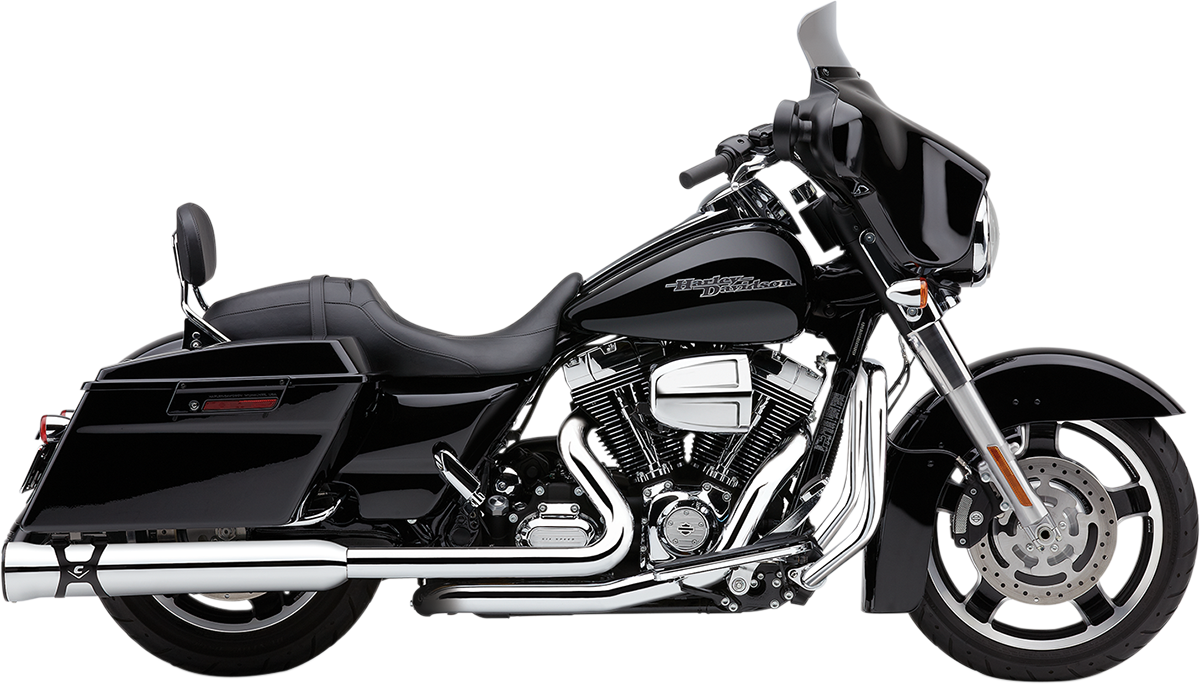 COBRA Race Pro Mufflers for '95-'16 Bagger - Chrome 6218 - PartsOutlet.com.au