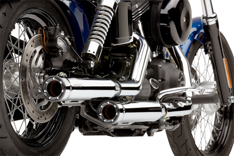 COBRA 3" RPT Mufflers for '95-'17 FXD - Chrome - 6055