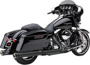 COBRA Neighbor Hater Mufflers for '95-'16 Bagger - Black 6107RB - PartsOutlet.com.au