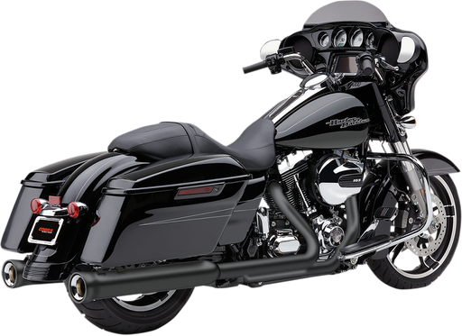 COBRA Neighbor Hater Mufflers for '95-'16 Bagger - Black 6107RB - PartsOutlet.com.au