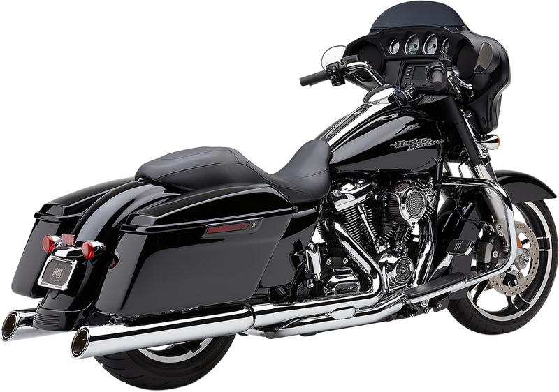 COBRA 909 Uppercut Mufflers for '95-'16 FL - Chrome 6268 - PartsOutlet.com.au