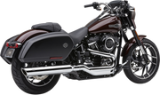 COBRA 909 Twin Muffler for FLSB '18-'21 - Chrome 6520 - PartsOutlet.com.au
