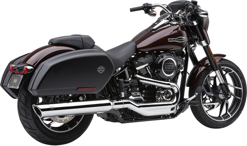COBRA 909 Twin Muffler for FLSB '18-'21 - Chrome 6520 - PartsOutlet.com.au
