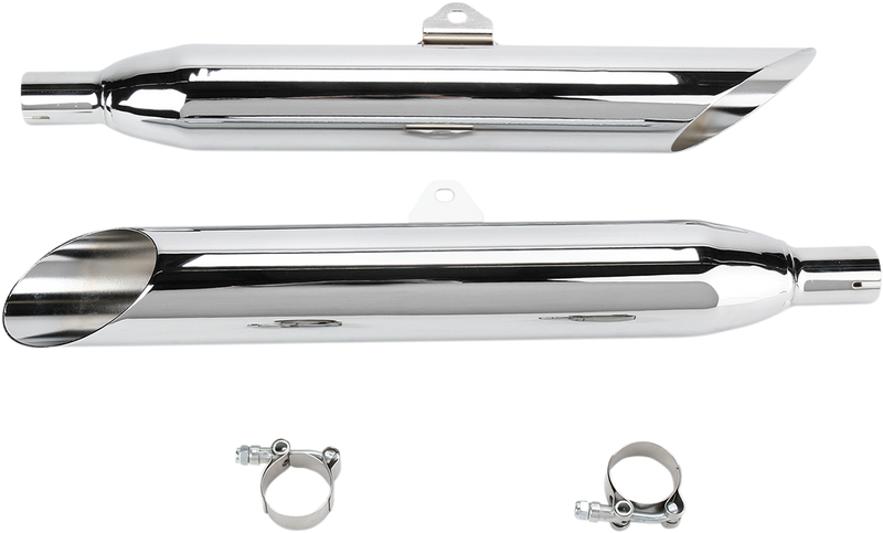 COBRA V-Star 1100 Slashcut Mufflers - Yamaha 2006-2009 - 2173SC - PartsOutlet.com.au