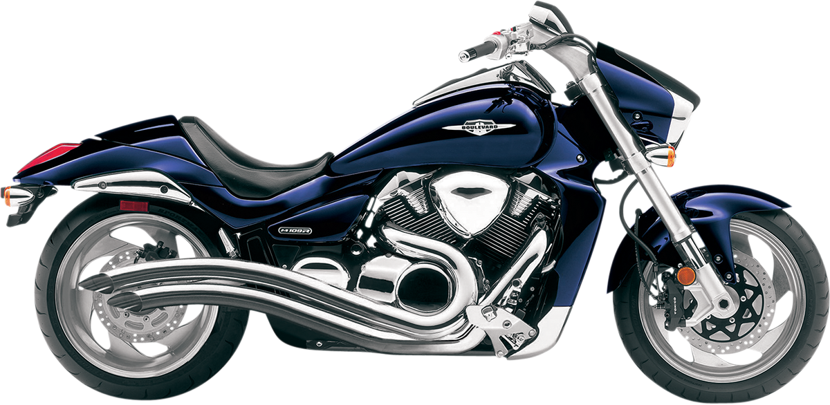 COBRA Speedster Swept Exhaust - Chrome - Suzuki M109R - 2006-2015 - 3221 - PartsOutlet.com.au