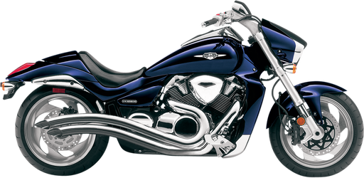 COBRA Speedster Swept Exhaust - Chrome - Suzuki M109R - 2006-2015 - 3221 - PartsOutlet.com.au