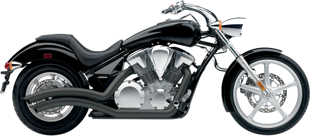 COBRA Speedster Swept Exhaust - Black - Honda VT1300 - 2010-2016 - 1233B - PartsOutlet.com.au