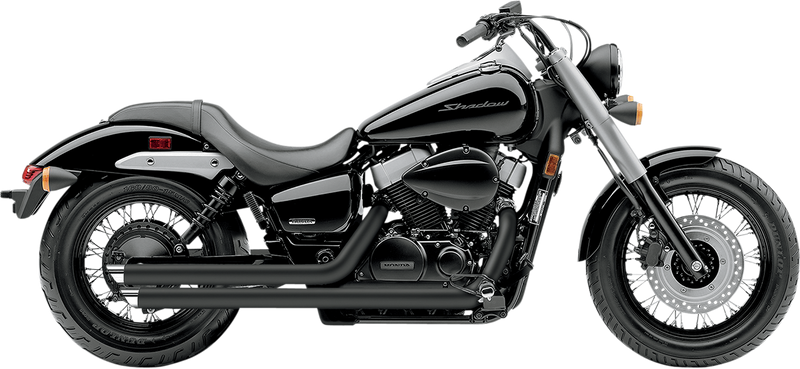 COBRA Streetrod Slashdown Exhaust - Honda 2007-2017 - Black 1911B - PartsOutlet.com.au