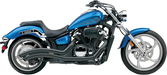 COBRA Speedster Swept Exhaust - Black - Yamaha Stryker 1300 - 2011-2016 - 2230B - PartsOutlet.com.au