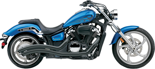 COBRA Speedster Swept Exhaust - Black - Yamaha Stryker 1300 - 2011-2016 - 2230B - PartsOutlet.com.au