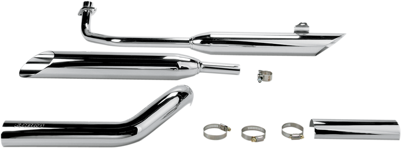 COBRA V-Star 650 Slashcut Mufflers - Yamaha 2006-2011 - 2164SC - PartsOutlet.com.au