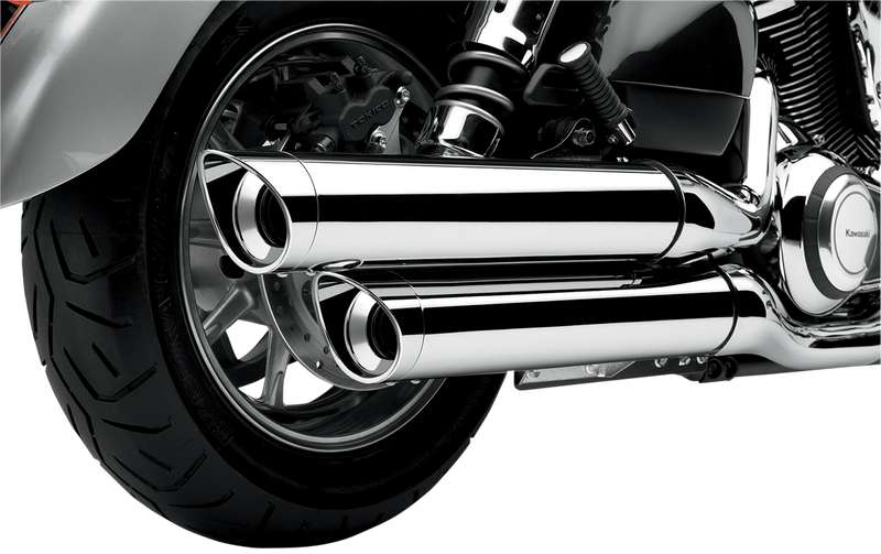 COBRA VN1700 Billet Tip Mufflers - Kawasaki Vulcan 2009-2013 - 4225 - PartsOutlet.com.au