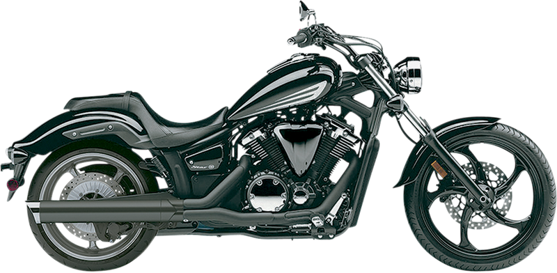 COBRA Scalloped Muffler - Black - '11-'17 Yamaha Stryker 2270B - PartsOutlet.com.au