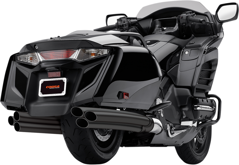 COBRA 6-6 Mufflers - Honda '13-'17 - Black 1217B - PartsOutlet.com.au
