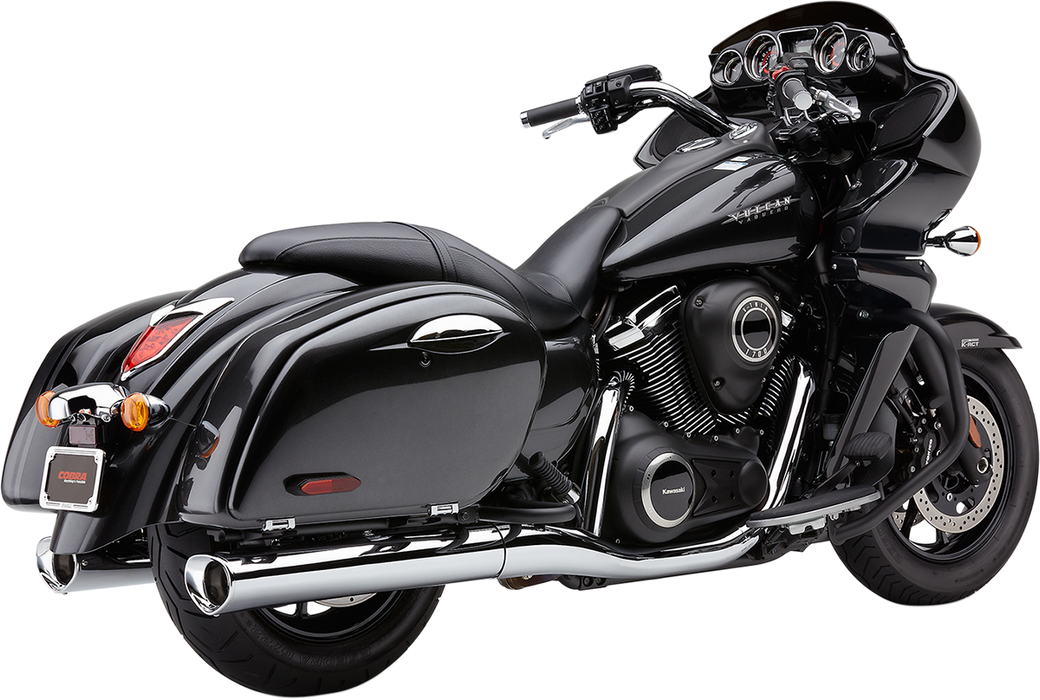 COBRA Tri-Flo Mufflers - Kawaski Vulcan 1700 - 2009-2019 - 4228 - PartsOutlet.com.au