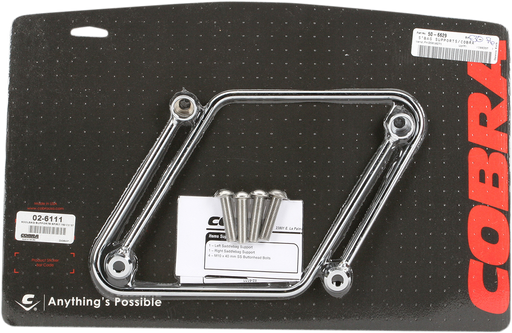 COBRA Saddlebag Supports - Chrome - Honda VT 2007-2019 - 02-6111 - PartsOutlet.com.au