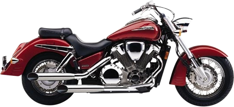 COBRA Chrome Slashcut Mufflers - '02-'08 Honda - 1176SC - PartsOutlet.com.au