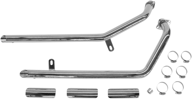 COBRA Drag Pipes Exhaust - '88-'07 Honda VLX600 1261 - PartsOutlet.com.au