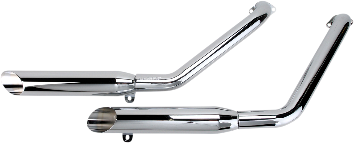 COBRA Classic Slashcut Exhaust - Chrome - Honda '97-'07 - VT1100 1370SC - PartsOutlet.com.au