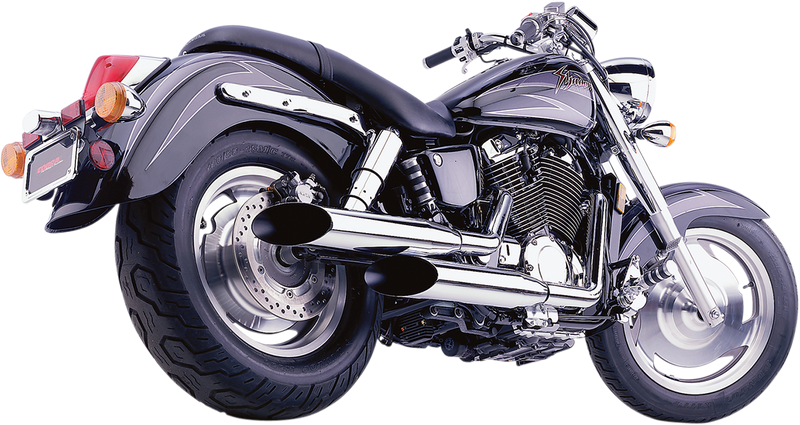 COBRA Classic Deluxe Exhaust - Chrome - Honda '00-'07 - VT1100 1573SC - PartsOutlet.com.au