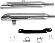 COBRA Slashcut Mufflers - Chrome - Yamaha Roadstar 1600/1700 - 1998-2013 - 2171SC - PartsOutlet.com.au