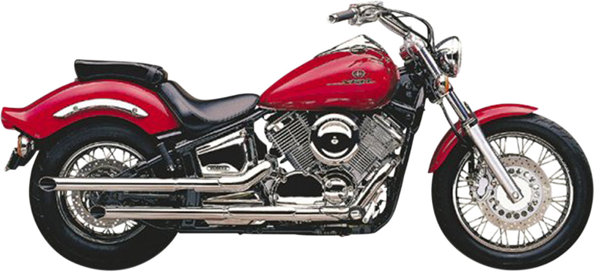 COBRA Drag Mufflers - Chrome - Yamaha V-Star 1100 - 1999-2003 - 2267