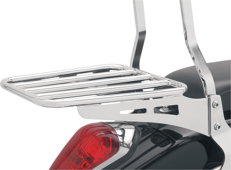 COBRA Sissy Bar Luggage Rack - Chrome - Tubular 02-3500 - PartsOutlet.com.au