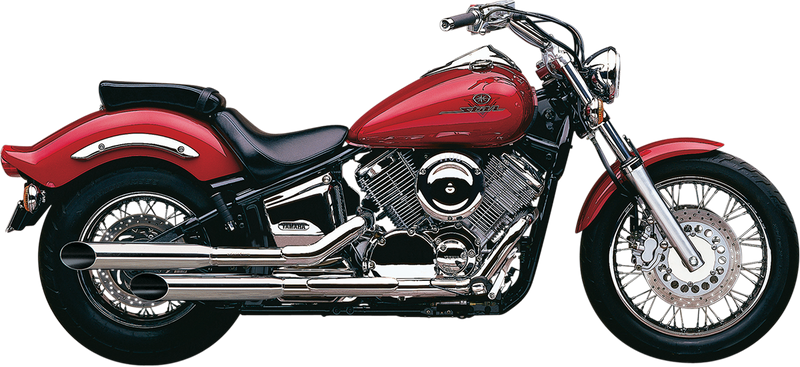 COBRA Classic Deluxe Exhaust - Chrome - Yamaha '99-'09 - XVS1100 2567SC - PartsOutlet.com.au