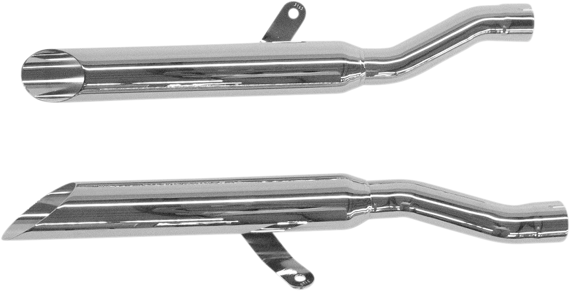 COBRA Slashcut Mufflers - Suzuki 1987-2009 - Chrome 3163TSSC