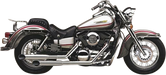 COBRA Classic Deluxe Exhaust - Chrome - Kawasaki '96-'08 - VN1500 4569SC - PartsOutlet.com.au