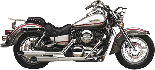 COBRA Classic Deluxe Exhaust - Chrome - Kawasaki '96-'08 - VN1500 4569SC - PartsOutlet.com.au