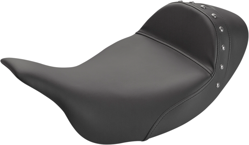 SADDLEMEN Renegade Extended Solo Seat - Black - FL '08-'23 HD Touring - Street/ Road/ Electra - 808-07B-0039EXT - PartsOutlet.com.au
