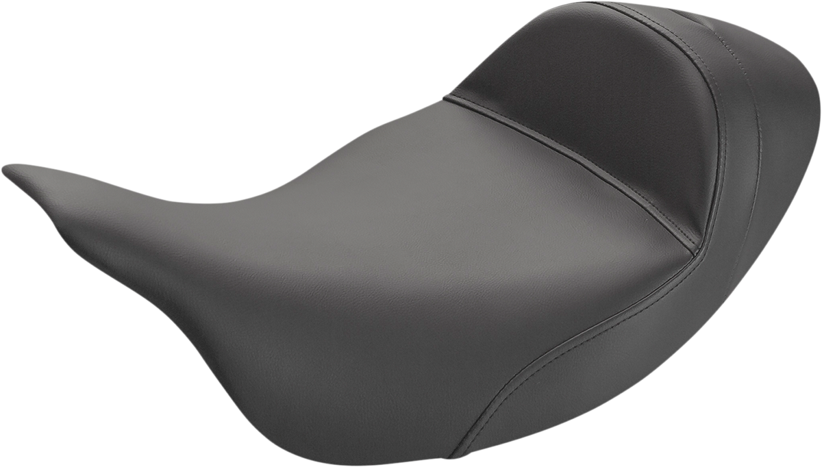 SADDLEMEN Renegade Extended Solo Seat - Black - FL '08-'23 HD Touring - Street/ Road/ Electra - 808-07B-0040EXT - PartsOutlet.com.au