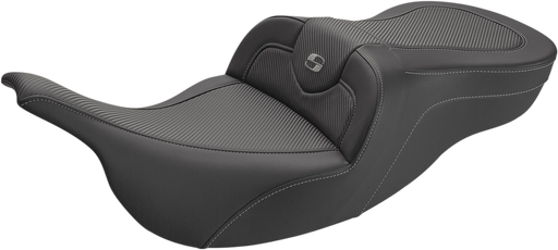 SADDLEMEN Road Sofa Seat - Carbon Fiber - Electra Glide / Road Glide '97-'07 - 897-07-185 - PartsOutlet.com.au