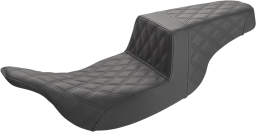 SADDLEMEN Step Up Seat - Lattice Stitched - '97-'07 Electra Glide / Road Glide - 897-07-175 - PartsOutlet.com.au