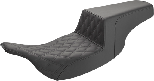 SADDLEMEN Step Up Seat - Lattice Stitched - '97-'07 Electra Glide / Road Glide - 897-07-172 - PartsOutlet.com.au