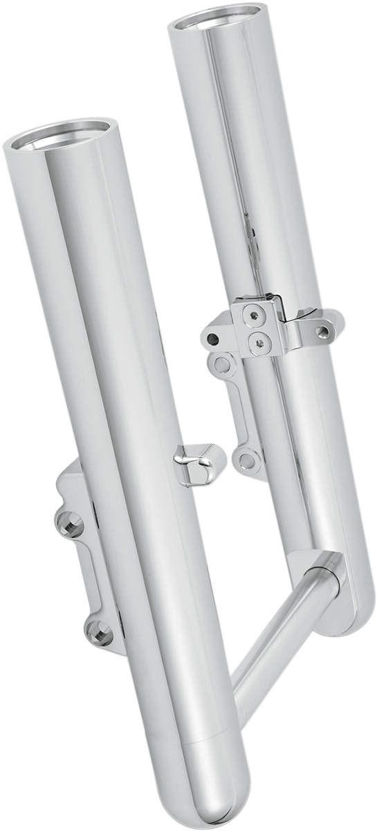ARLEN NESS SMOOTH "HOT LEG" FORK LEGS, CHROME - '00-'07 FLT / DUAL DISC - 06-503