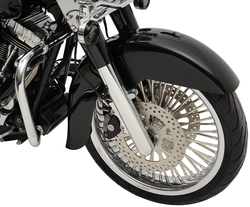 ARLEN NESS SMOOTH "HOT LEG" FORK LEGS, CHROME - '14-'23 FLT / DUAL DISC - 40-503