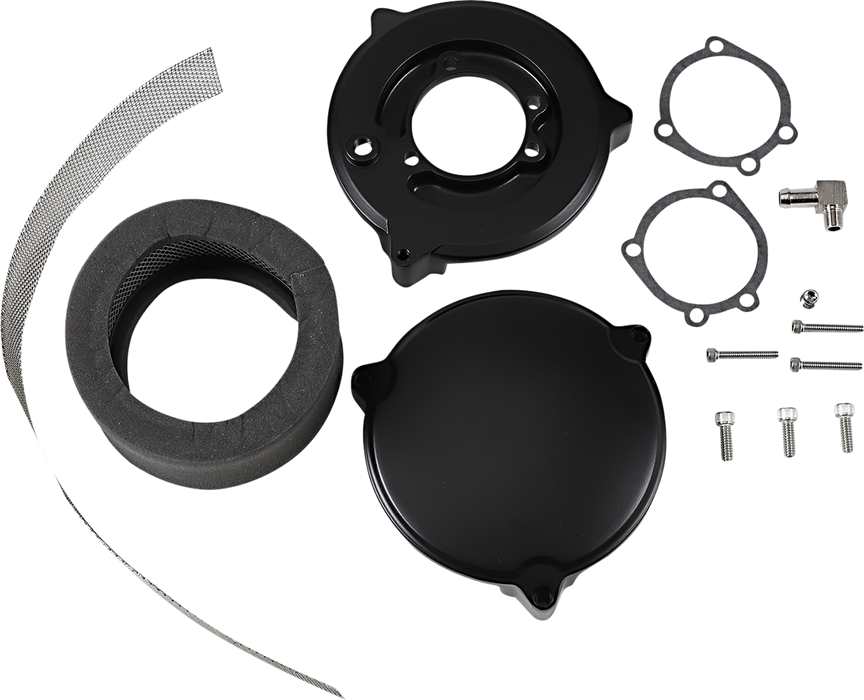 DRAG SPECIALTIES Dragtron II Air Cleaner - Black - Harley-Davidson 1988-2006 - 121160 - PartsOutlet.com.au