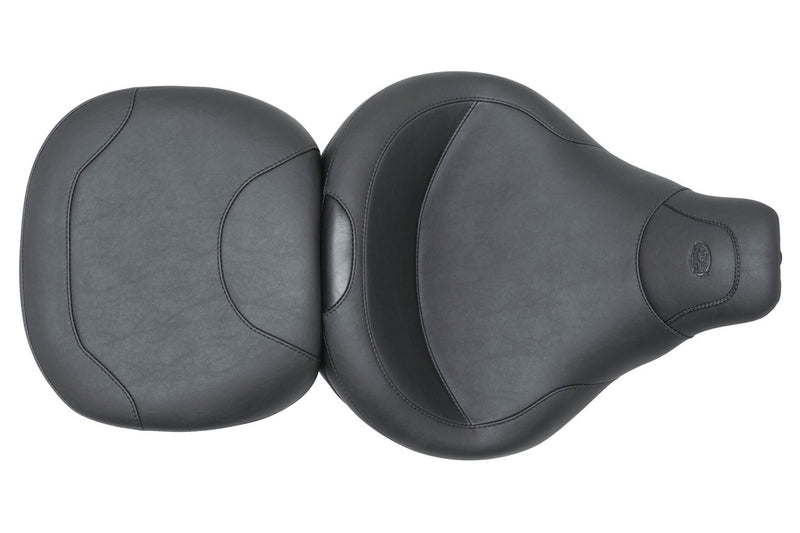MUSTANG Vintage Wide Touring Seat - Harley-Davidson FLH/FLT 1997-2007 - 75449 - PartsOutlet.com.au