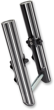 ARLEN NESS 10-GAUGE® HOT LEG FORK LEGS - 08-13 Touring - Single Disc - BLACK - 40-521 - PartsOutlet.com.au