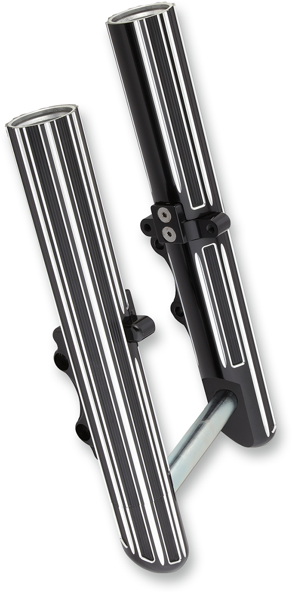 ARLEN NESS 10-GAUGE® HOT LEG FORK LEGS - 08-13 Touring - Single Disc - BLACK - 40-521 - PartsOutlet.com.au