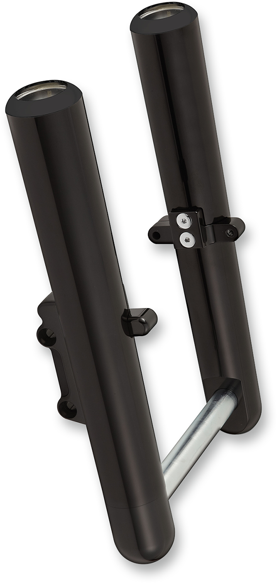 ARLEN NESS SMOOTH "HOT LEG" FORK LEGS, BLACK - '00-'07 FLT / SINGLE DISC - 06-523