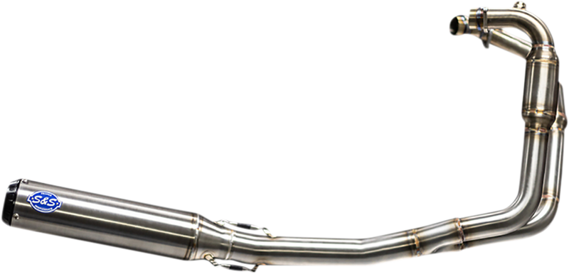 S&S CYCLE Qualifier 2:1 Exhaust System - Stainless Steel - Royal Enfield 650 - 550-1031 - PartsOutlet.com.au