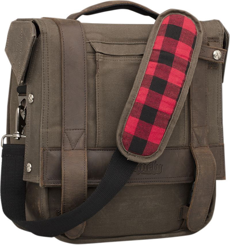 BURLY BRAND Detachable Saddlebag - Dark Oak B15-1000D - PartsOutlet.com.au