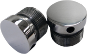 LA CHOPPERS Flush-Mount Fork Cap - Polished - 39 mm LA-7504-39 - PartsOutlet.com.au