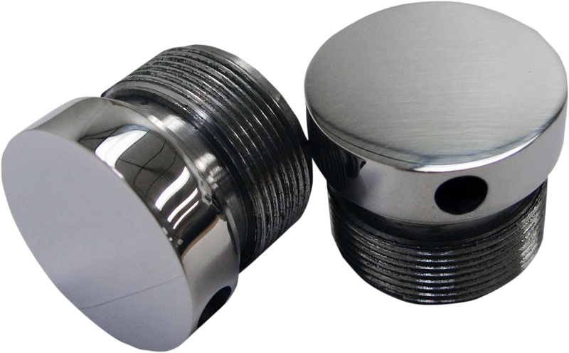 LA CHOPPERS Flush-Mount Fork Cap - Polished - 39 mm LA-7504-39 - PartsOutlet.com.au