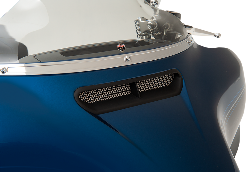 KLOCK WERKS Fairing Vent Screen - Round - FL '14-'23 - KWS-01-0002 - PartsOutlet.com.au